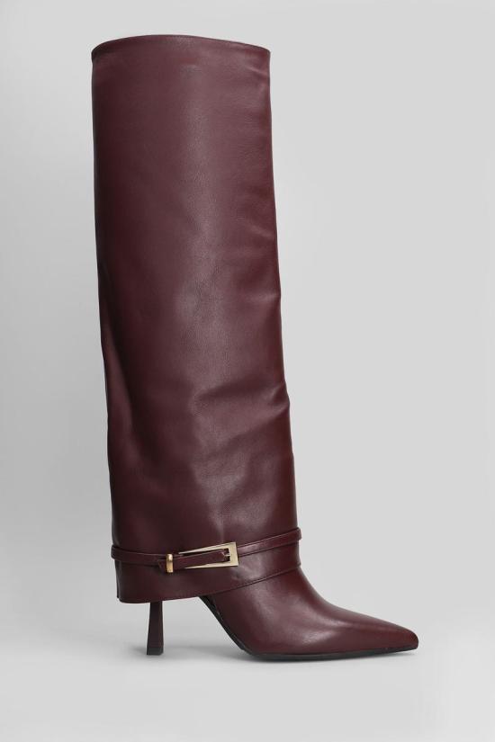 25FW 지젤 모아레 부츠 426199 SAMANTHA Red