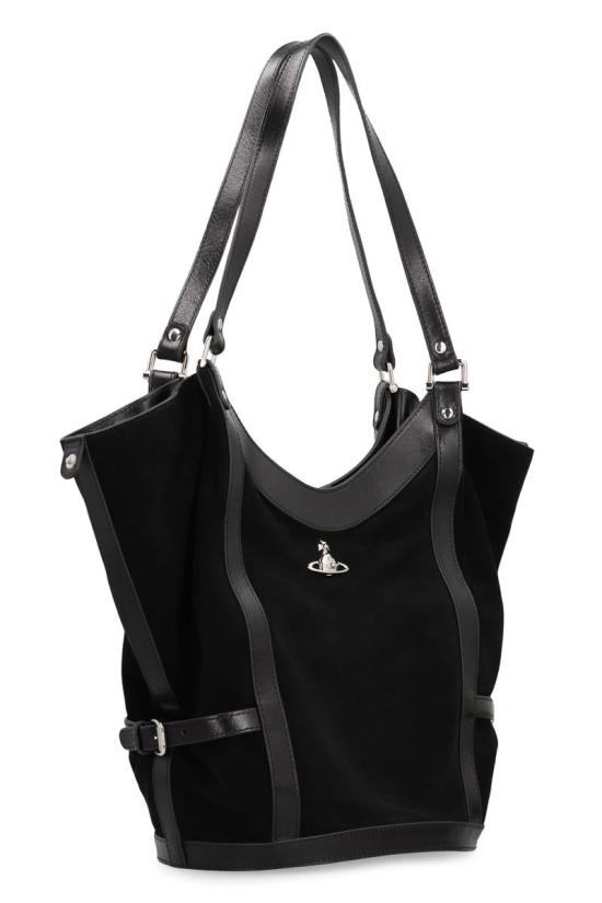 25FW 비비안웨스트우드 토트백 46010009WL007E N401 Black - VIVIENNE WESTWOOD