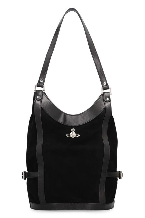 25FW 비비안웨스트우드 토트백 46010009WL007E N401 Black - VIVIENNE WESTWOOD