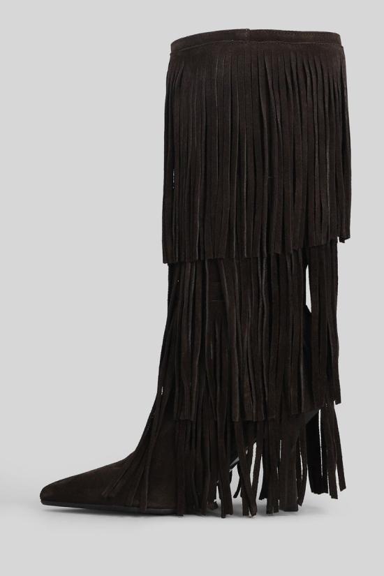 25FW 지젤 모아레 부츠 431899 GEORGE Brown - GISEL MOIRE