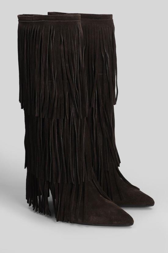 25FW 지젤 모아레 부츠 431899 GEORGE Brown - GISEL MOIRE