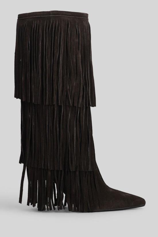 25FW 지젤 모아레 부츠 431899 GEORGE Brown