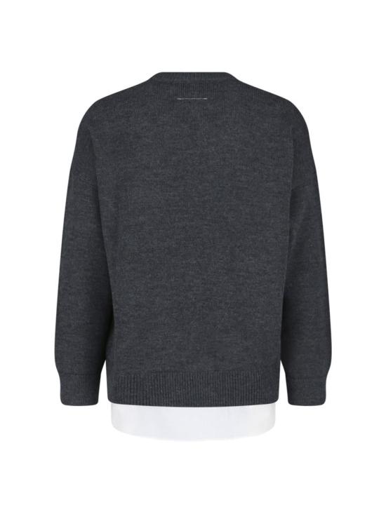 26SS MM6 메종마르지엘라 스웨터 SH0HL0039 M13206855M GREY - MM6 MAISON MARGIELA