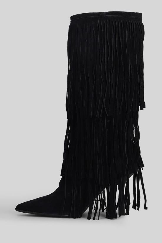 25FW 지젤 모아레 부츠 430983 GEORGE Black - GISEL MOIRE