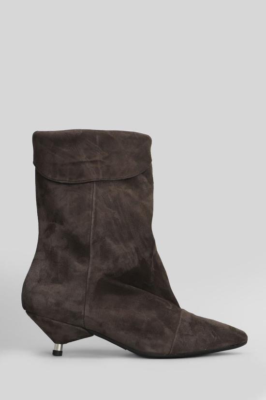 25FW 지젤 모아레 부츠 430132 MIRIAM Brown