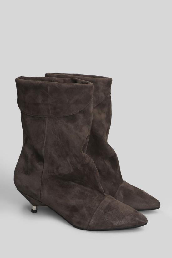 25FW 지젤 모아레 부츠 430132 MIRIAM Brown - GISEL MOIRE