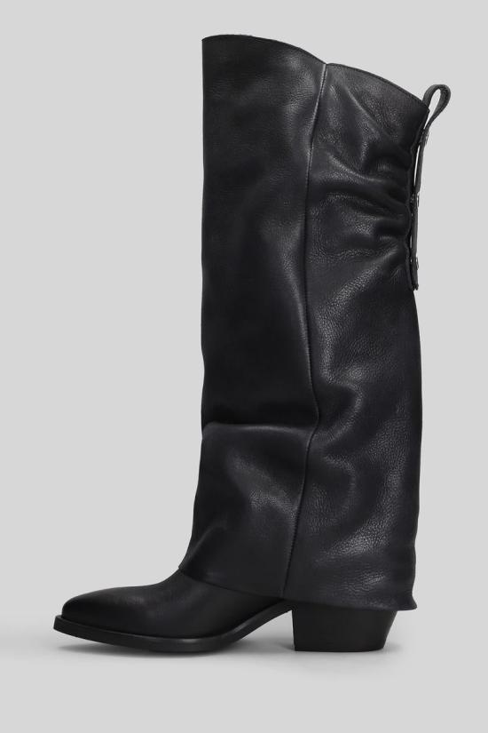 25FW 지젤 모아레 부츠 430981 HUNTER Black - GISEL MOIRE