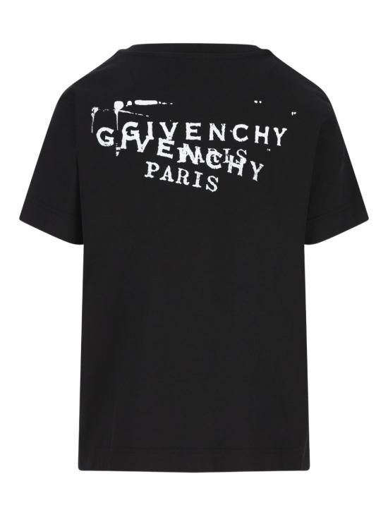 26SS 지방시 반팔 티셔츠 BW70FJP7A7 001 - GIVENCHY