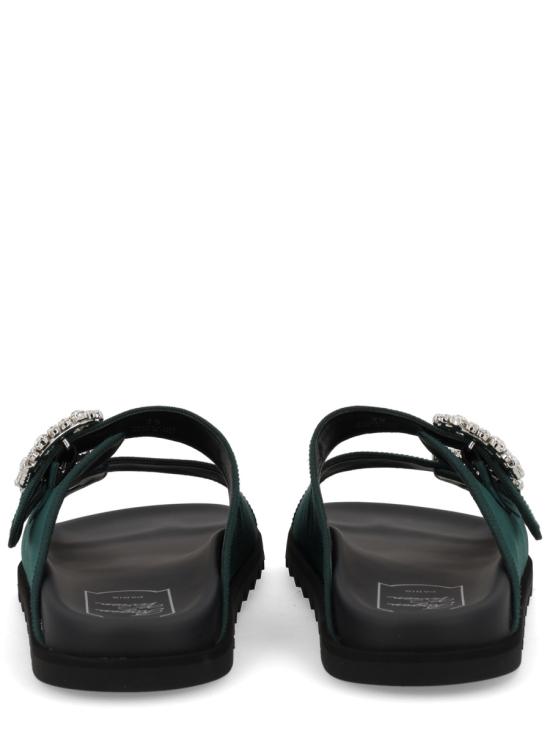 26SS 로저비비에 플랫 슈즈 RVW45844480RS0 V801 GREEN - ROGER VIVIER