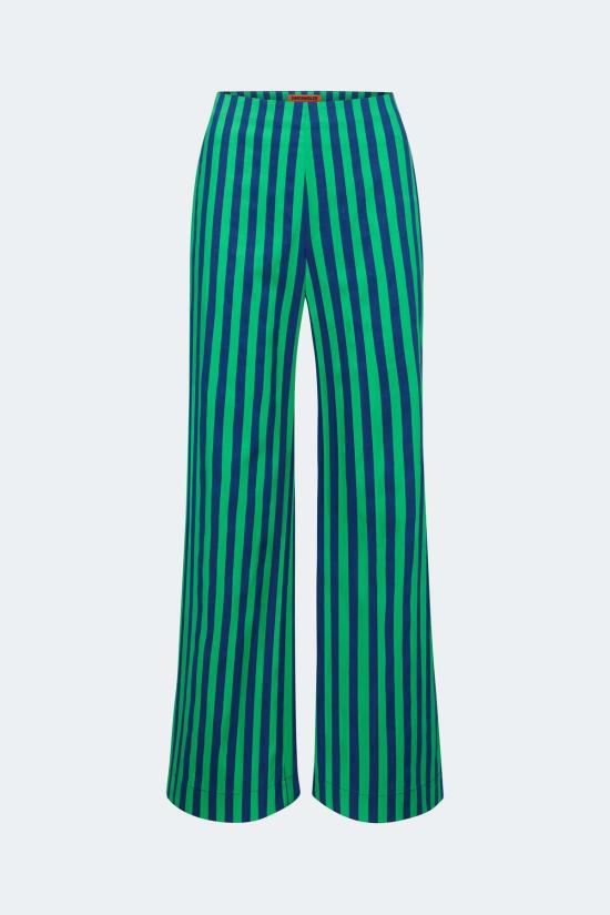  사이먼밀러 팔라초 팬츠 사이먼 밀러 피아 팝린  네이비/그래스 그린