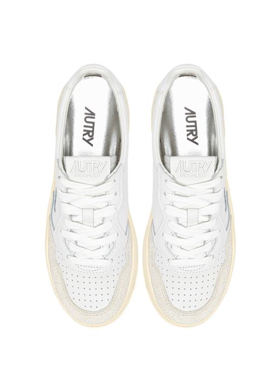 26SS 오트리 메달리스트 플랫폼 레더 스니커즈 PTLWPK01 WHT GREY - AUTRY