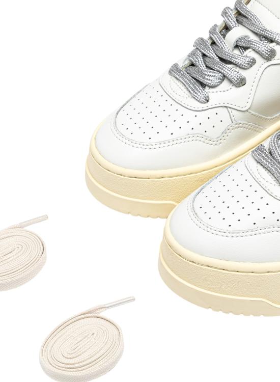 26SS 오트리 메달리스트 플랫폼 스니커즈 PTLWSW02 WHT SILV - AUTRY