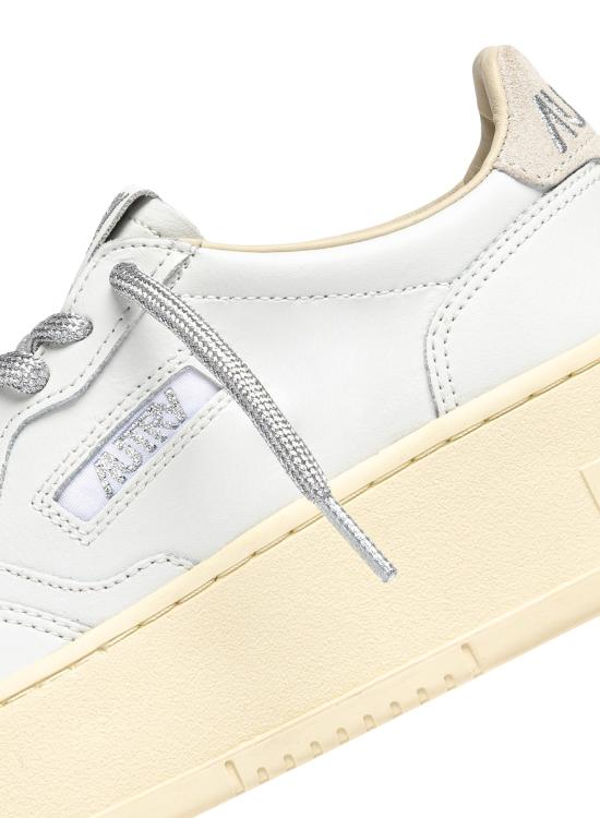 26SS 오트리 메달리스트 플랫폼 스니커즈 PTLWSW02 WHT SILV - AUTRY