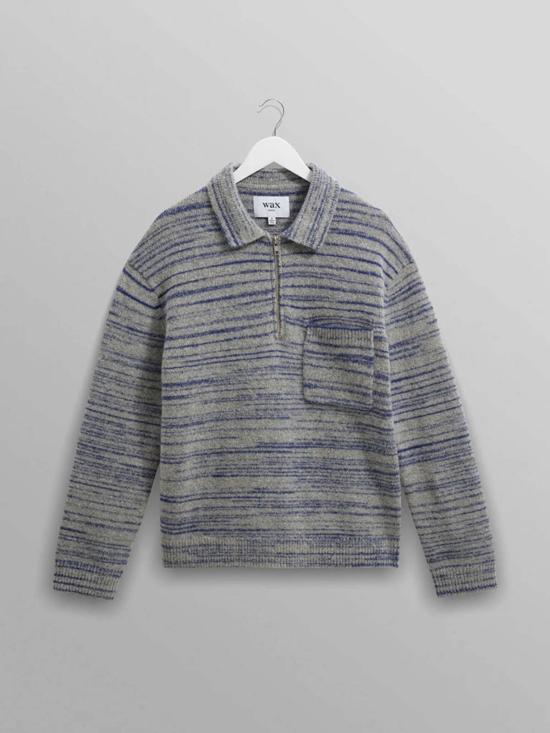  왁스 런던 폴로 티셔츠 알파 지퍼 폴로 - WAX LONDON