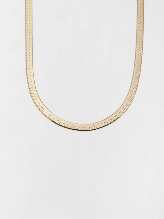  로렌 스튜어트 목걸이/팬던트 헤링본 네크리스 메탈릭 - LOREN STEWART