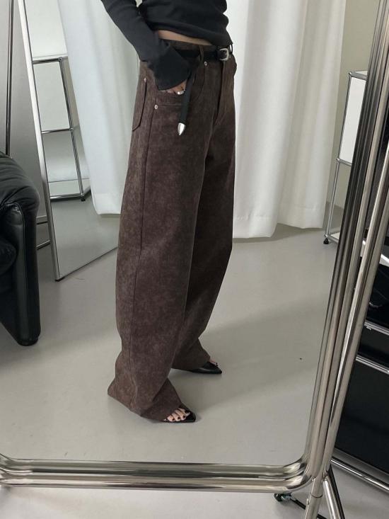  더 엔케이씨 스토어 스트레이트 팬츠 Nkc 스토어 미로 팬츠