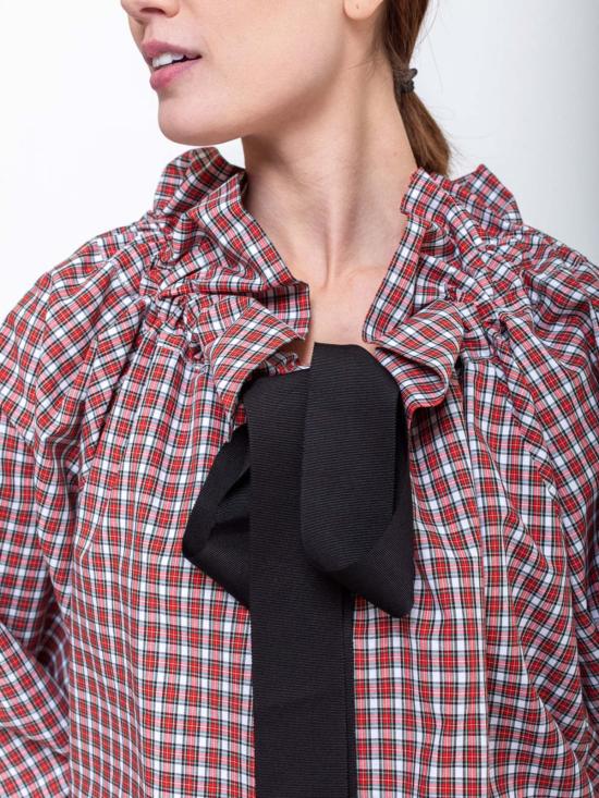  아쿠아리우스 칵테일 블라우스 아름다운 메스 탑 - AQUARIUS COCKTAIL