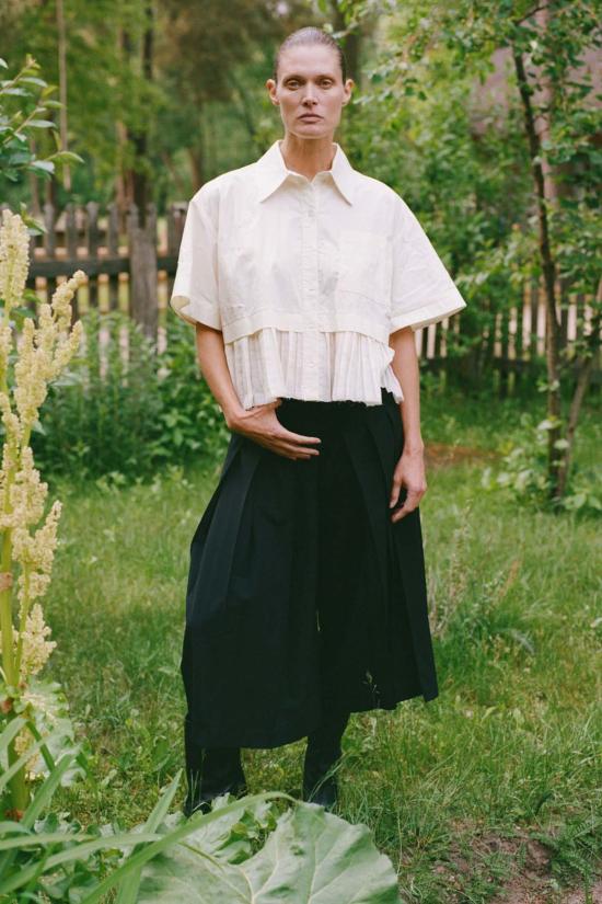  씨뉴욕 크롭 팬츠 시 니 엘리사 퀼로트 - SEA NY