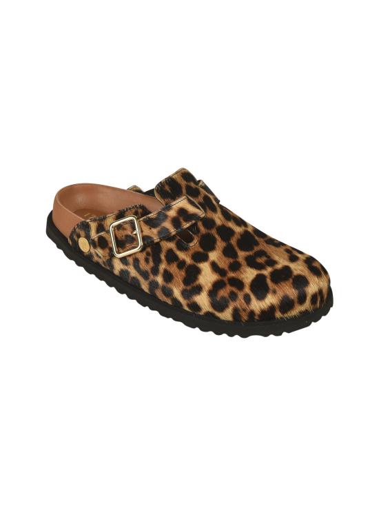 25FW 버켄스탁 샌들 1031919 LEOPARD BOSTON Brown - BIRKENSTOCK