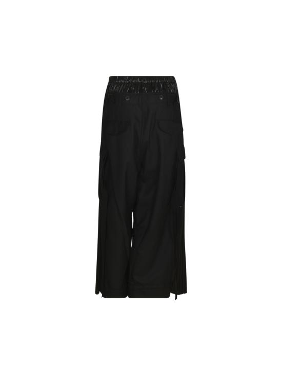 25FW 와타나베 준야 스트레이트 팬츠 JP P046 BLACK Black - JUNYA WATANABE