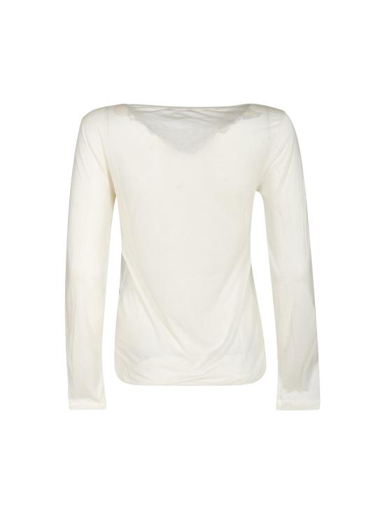 26SS 앤 드뮐미스터 반팔 티셔츠 B0010251 FA043 001 White - ANN DEMEULEMEESTER