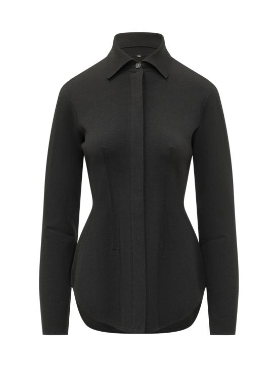 25FW 스포트막스 스웨터 2522346063600 001 NERO