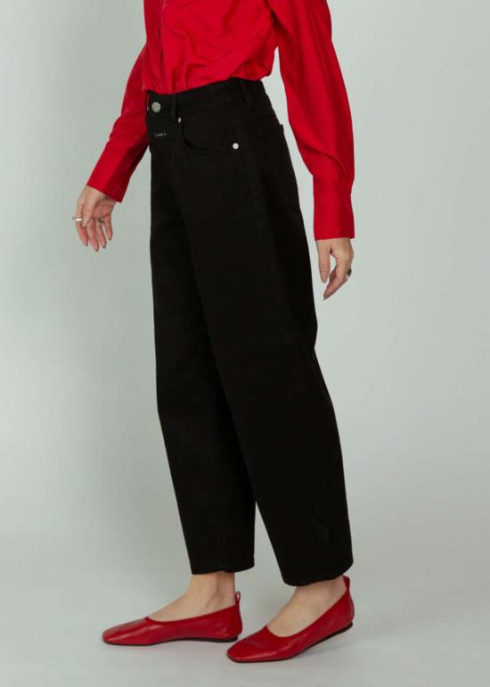  클로즈드 데님 팬츠 닫힌 재지 배럴 진 블랙 - CLOSED