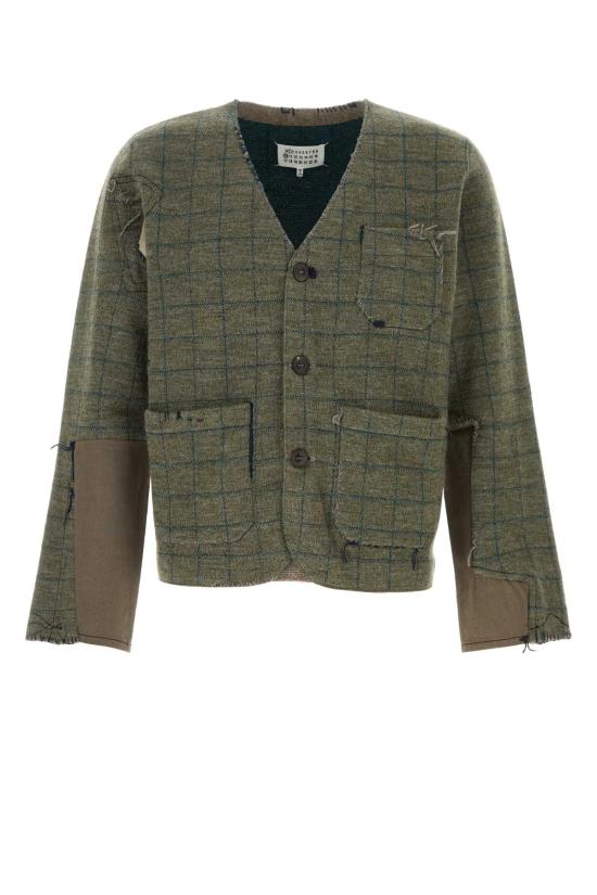 25FW 마르지엘라 니트웨어 S50HP0033M13146 613J Checked