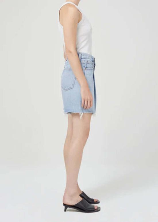  에이골디 숏팬츠 아골드 폴드 웨이스트밴드 반바지 - AGOLDE