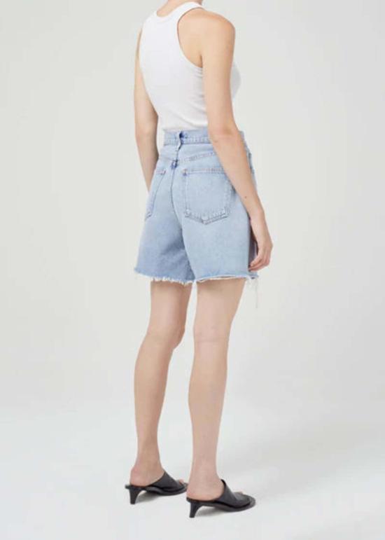  에이골디 숏팬츠 아골드 폴드 웨이스트밴드 반바지 - AGOLDE