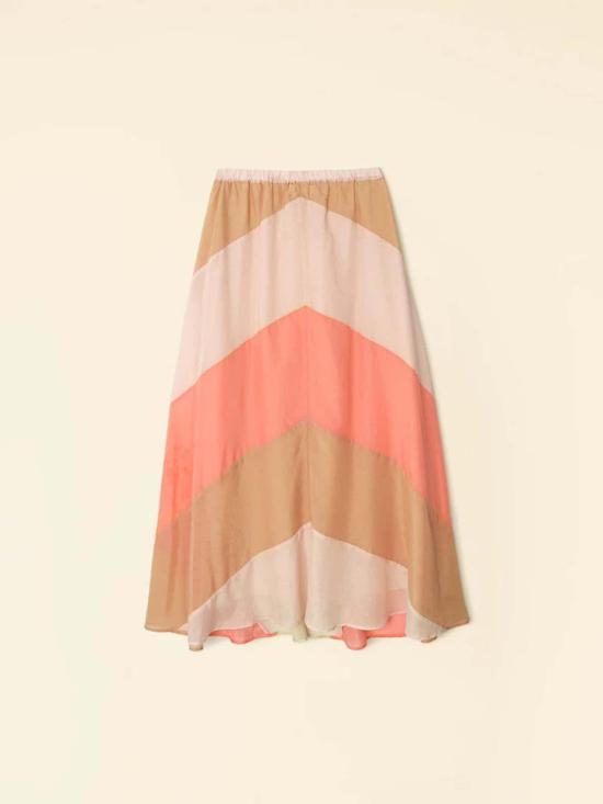  시레나 롱 스커트 아멜리아 스커트 블러쉬 톤 - XIRENA