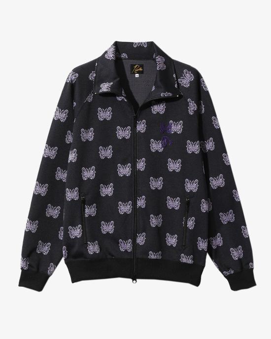 25SS 니들스 후드 티셔츠 QV424 BLACK DOM