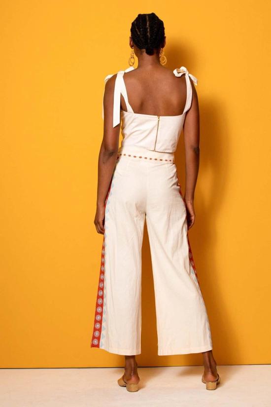  캐롤리나 케이 크롭 팬츠 캐롤라이나 K 앨리스 팬츠 솔 엘리먼츠 - CAROLINA K