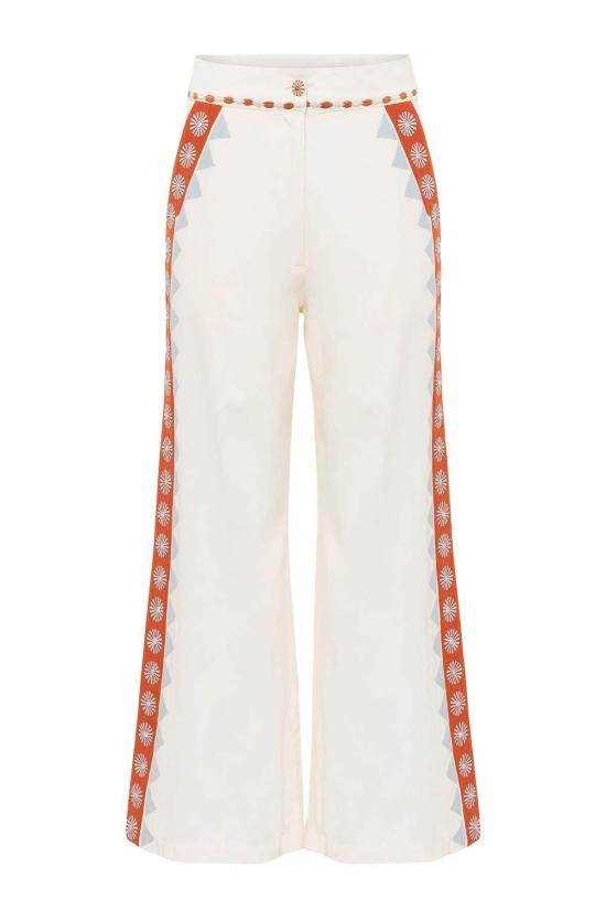  캐롤리나 케이 크롭 팬츠 캐롤라이나 K 앨리스 팬츠 솔 엘리먼츠 - CAROLINA K