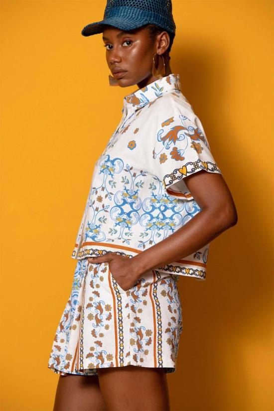  캐롤리나 케이 숏팬츠 캐롤라이나 K 로마 반바지 - CAROLINA K