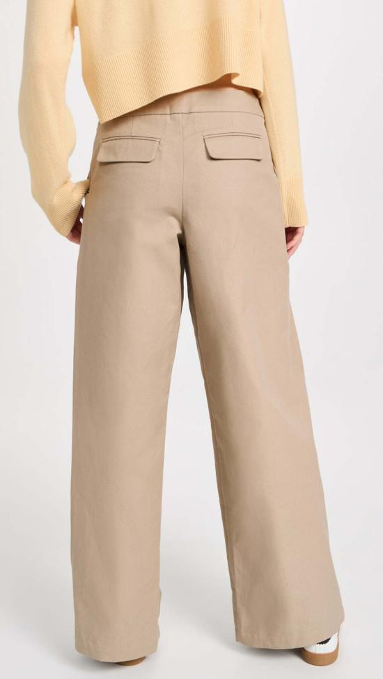  르카샤 스트레이트 팬츠 르 카샤 럼 팬츠 내추럴 - LE KASHA