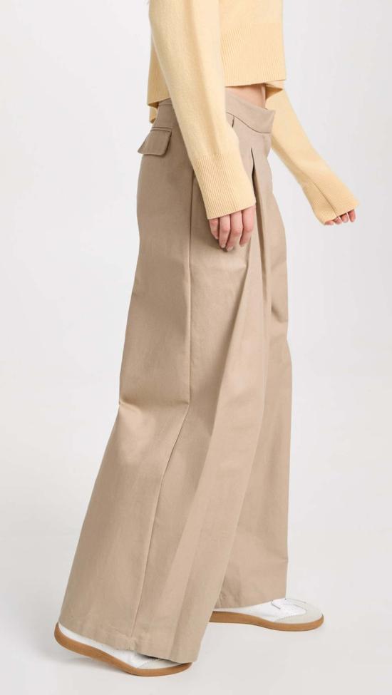  르카샤 스트레이트 팬츠 르 카샤 럼 팬츠 내추럴 - LE KASHA