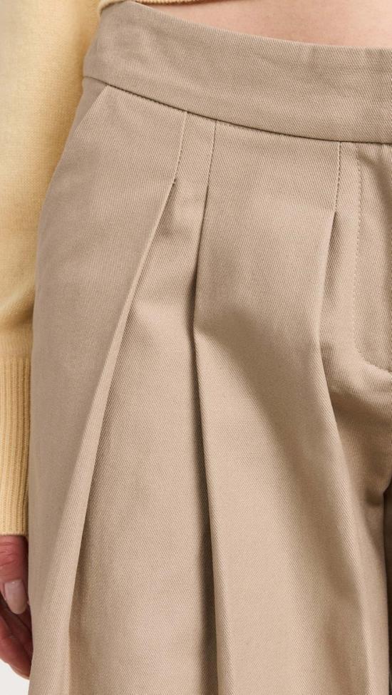  르카샤 스트레이트 팬츠 르 카샤 럼 팬츠 내추럴 - LE KASHA