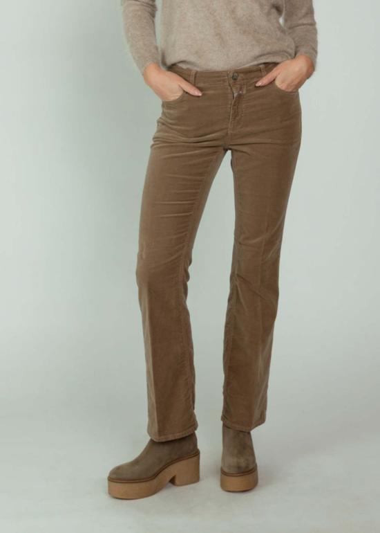  클로즈드 스트레이트 팬츠 조바나 팬츠 클레이 베이지