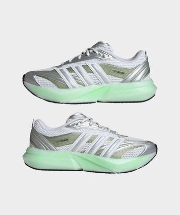 아디다스 부츠 JP6328 Cloud White Silver Metallic Magic Lime Met DOM - ADIDAS