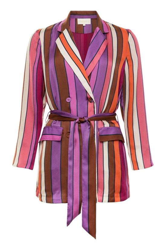  캐롤리나 케이 수트 자켓 Carolina K 테라 블레이저 스트라이프 - CAROLINA K