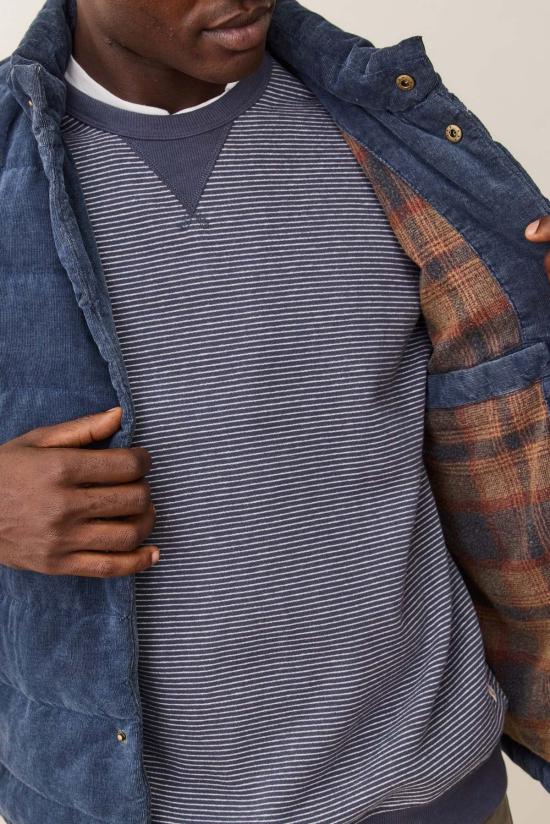  Marine Layer 베스트 마린 레이어 팰리세이즈 코드 퍼퍼  워시드 인디고 - OTHER BRANDS