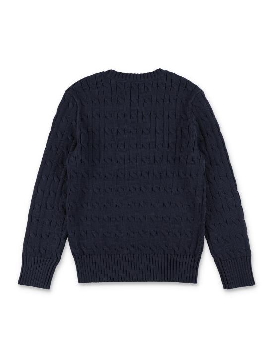 25FW [키즈] 랄프 로렌 캐시미어 니트 702674 060 NAVY - RALPH LAUREN