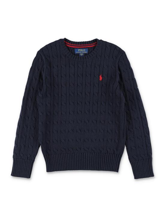 25FW [키즈] 랄프 로렌 캐시미어 니트 702674 060 NAVY