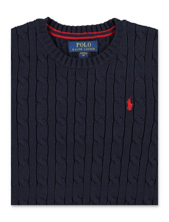 25FW [키즈] 랄프 로렌 캐시미어 니트 702674 060 NAVY - RALPH LAUREN
