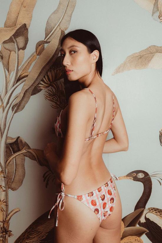  캐롤리나 케이 비키니 수영복 캐롤라이나 K 가브리엘라 비키니 바텀 산호 조개 - CAROLINA K