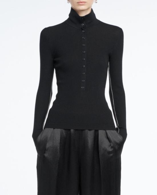  마리아 맥마누스 반팔 티셔츠 타이니 버튼 폴로 - MARIA MCMANUS