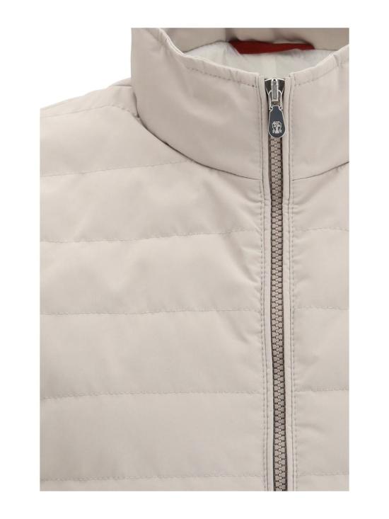 26SS 브루넬로 쿠치넬리 패딩 조끼 MM4791451 CJM82 Beige - BRUNELLO CUCINELLI