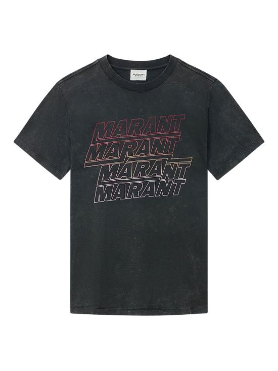 26SS 이자벨마랑에뚜왈 반팔 티셔츠 TS0147FA B1N09E 01OK Black