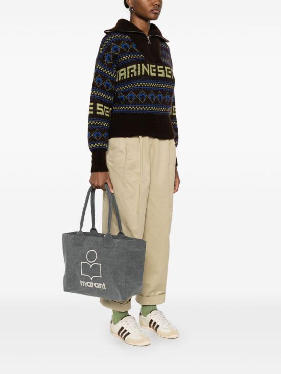 26SS 이자벨마랑 YENKY 옌키 로고 토트백 PM0062FA A1X19M 02FK Black - ISABEL MARANT